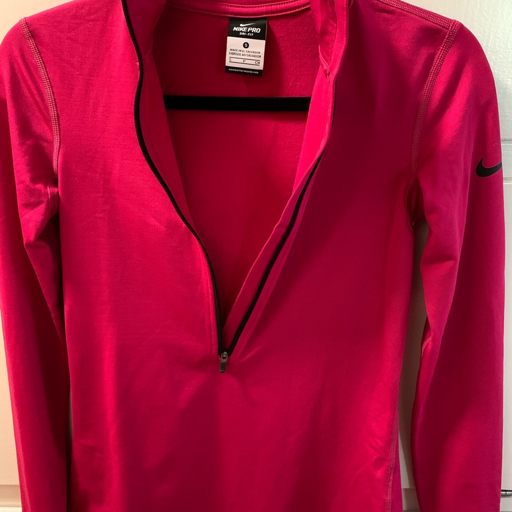 Nike Dri Fit 3/4 Zip Running Top